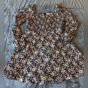 Emerald Sundae floral long sleeve dress sz 11